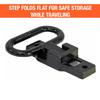Buyers Products B2797BPC Folding Safety Step And Handle With Safety Storage, Black E-Coat Finish, Multi-Purpose Step And Grab Handle For Trucks, Trailers, Busses & RVs view 4