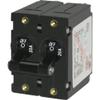 Blue Sea Systems 7236 A-Series Black Toggle Double Pole 20A Circuit Breaker view 1