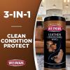 Weiman Leather Cleaner & Conditioner Wipes With UV Protection, Prevent Cracking Or Fading Of Leather Couches, Car Seats, Shoes, Purses - 30 ct view 3