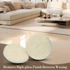 Koblenz Lambswool Pads with Foam Backing, Fits Most 6" Home Floor Buffer Machines, Two Polishing Pads with Two Plastic Replacement Retainer Clips, 45-0102-9 view 2