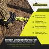 Brush Grubber Heavy Duty Steel 360 Degree Tree Stump Remover Tractor and ATV Attachment for Brush Trees and Small Trees, Green view 3