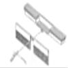 Industrial Brush 3009796 Splash Stop Hitch Mount Brush Shield view 1