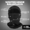 Tough Headwear Balaclava Ski Mask - Breathable Face Mask for Men - Flexible Hinge Full Face Cover - Windproof Motorcycle Gear - Black view 3