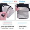 Wisdompro RFID Key FOB Protector for Car Key Signal Blocking; WP4694 Faraday Bag for Anti-Hacking, Anti-Theft Pouch - Black view 3