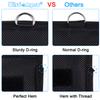 Wisdompro RFID Key FOB Protector for Car Key Signal Blocking; WP4694 Faraday Bag for Anti-Hacking, Anti-Theft Pouch - Black view 4