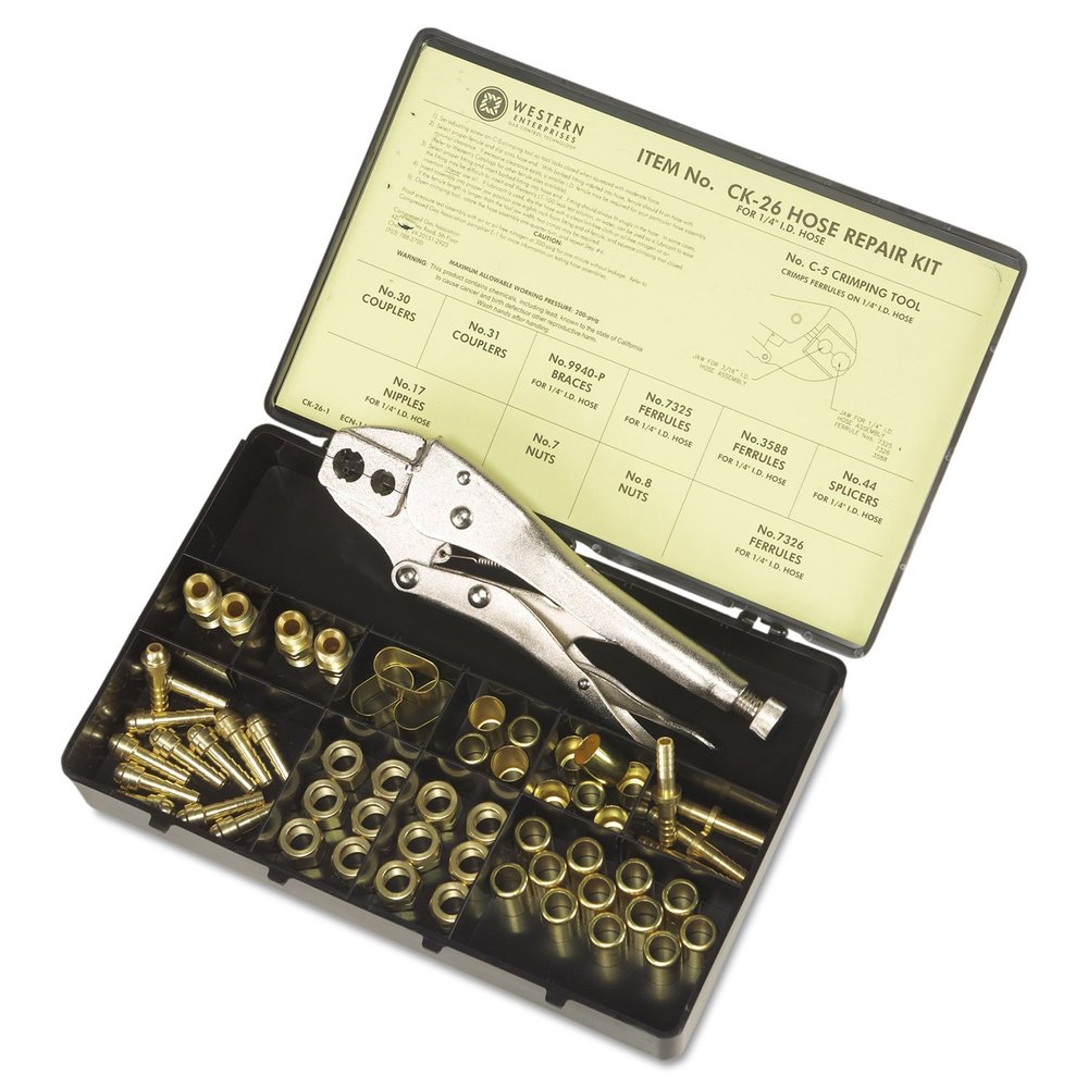 WESTERN ENTERPRISES, CK-26, B SIZE X 1/4" I.D. HOSEREPAIR KIT