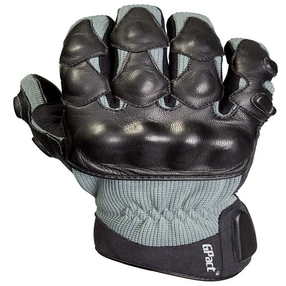 Decade Motorsport Street Gloves (Black and Gray, Large/X-Large)
