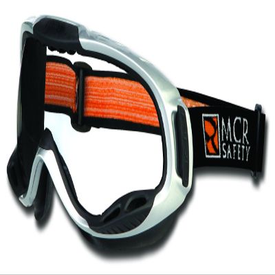 MCR PGX110AF Crews Prograde Goggle AF Anti-Fog Clear Lens Elastic Strap, 1 Pair