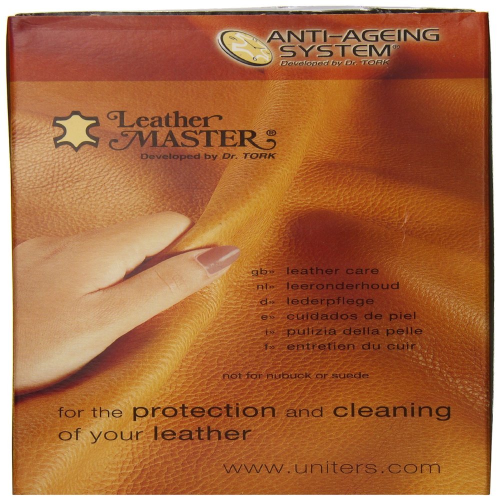 Leather Master Leather Care Kit (150ml) - All Purpose Leather Cleaner, Conditioner, Protector, and Polish To Clean and Detail A Car Interior, Seat, Shoe, Boot, Purse, Bag, Couch, Sofa, and More