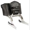 MOTORCYCLE SINGLE BUCKLE STRAP STUDDED & BRAIDED PVC SISSY BAR BAG W/CONCHO view 4