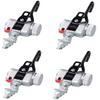 Quick-Secure Retractable Tie Down Straps fits Wheelchair L-Track view 1
