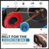 Pulley Drive Belt Micro V Belt Poly V Transmission Belt - High Strength Black Rubber Replacement P/N 0017-00009-0837 for Upright Recumbent Bike Work with Life Fitness 95r PCSC view 2
