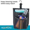 High Road Air Vent Mount Car Cell Phone Holder with Soft Lined Back Pocket and Front Mesh Storage Pocket view 3