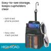 High Road Air Vent Mount Car Cell Phone Holder with Soft Lined Back Pocket and Front Mesh Storage Pocket view 4