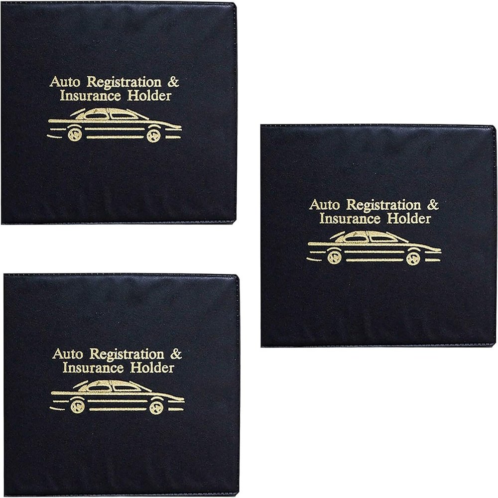 Parkez Set of 3 Auto Car Registration Insurance Holder Wallet
