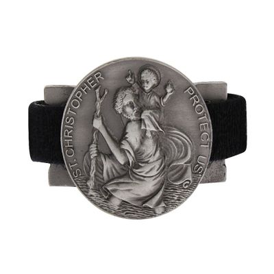 Sterling Gifts St Christopher Catholic Bike Motorcycle Clip - Religious