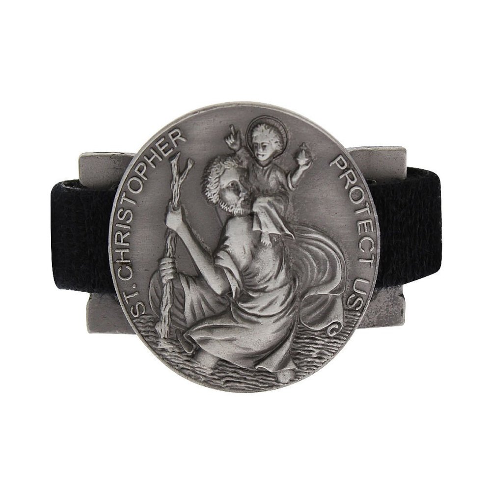 Sterling Gifts St Christopher Catholic Bike Motorcycle Clip - Religious