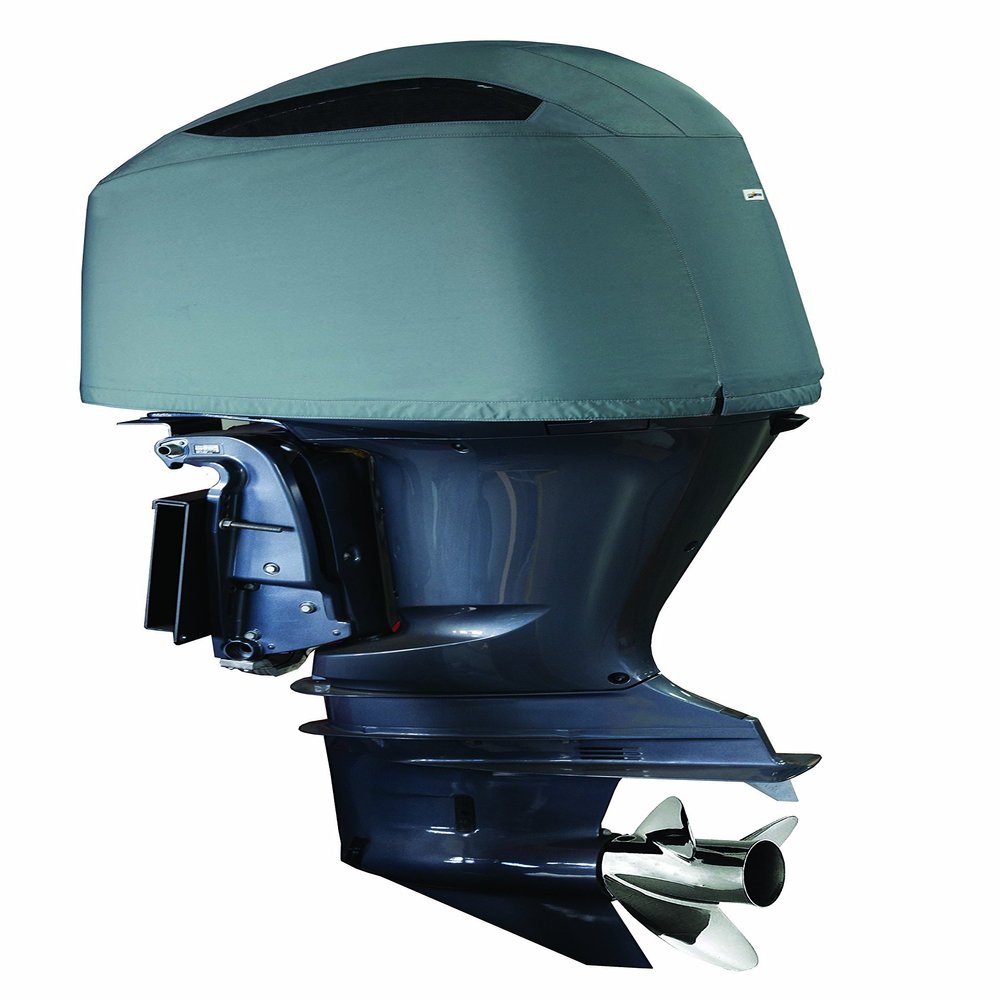 Oceansouth Custom Fit Vented Covers for Yamaha Outboard Engine (Gray, F115B, F130A 4CYL 1.8L (From 2015 to 2024))