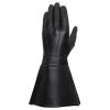 Tough Gloves Enforcer Unlined Leather Gauntlet, TD650HP, great for motorcycle riding, crafted from ultra-thin .45mm Cabretta Leather, Black Size 9 view 2