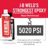 J-B Weld 8281 Professional Size Steel Reinforced Epoxy - Hardener and Steel Pack - 10 oz view 2
