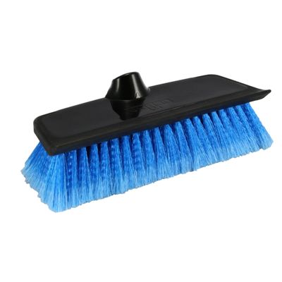 Unger - 964810 Professional HydroPower Soft Brush with Squeegee, 10" Blue