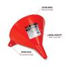 Performance Tool W4064 All Purpose Funnel, 1 Quart Capacity, Red view 2