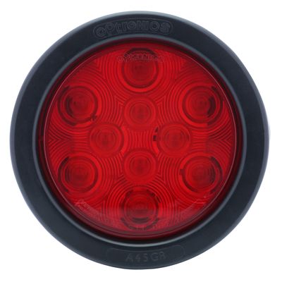 Optronics STL43RK Lens 4" Round Sealed LED Light Kit, Red