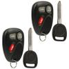 Key Fob Keyless Entry Remote with Ignition Key fits Chevy Astro Blazer S10 Silverado Suburban Tahoe / GMC Jimmy Safari Sierra Sonoma Yukon / Oldsmobile Bravada (15732803), Set of 2 view 1