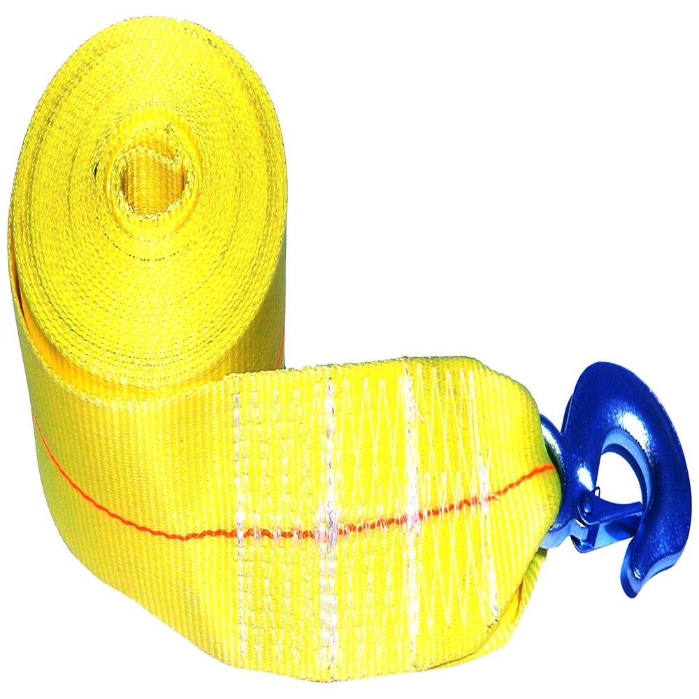 Rod Saver Heavy-Duty Winch Strap Replacement - Yellow - 3" x 25'