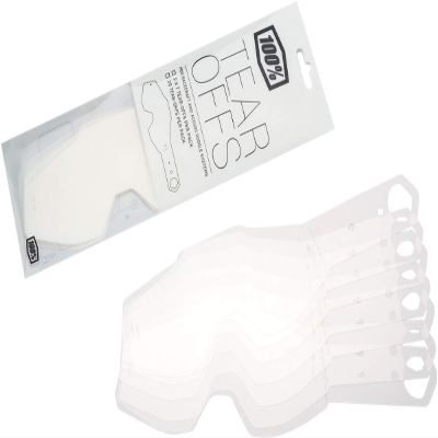 100% 51010-010-02 Laminated Tear-Offs ,Clear Lens, Free Size