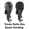 Oceansouth Custom Fit Vented Covers for Mercury Outboard Engines (Black, 135HP, 150HP 4 str 4CYL 3.0L (from 2011 up to 2024)) view 2