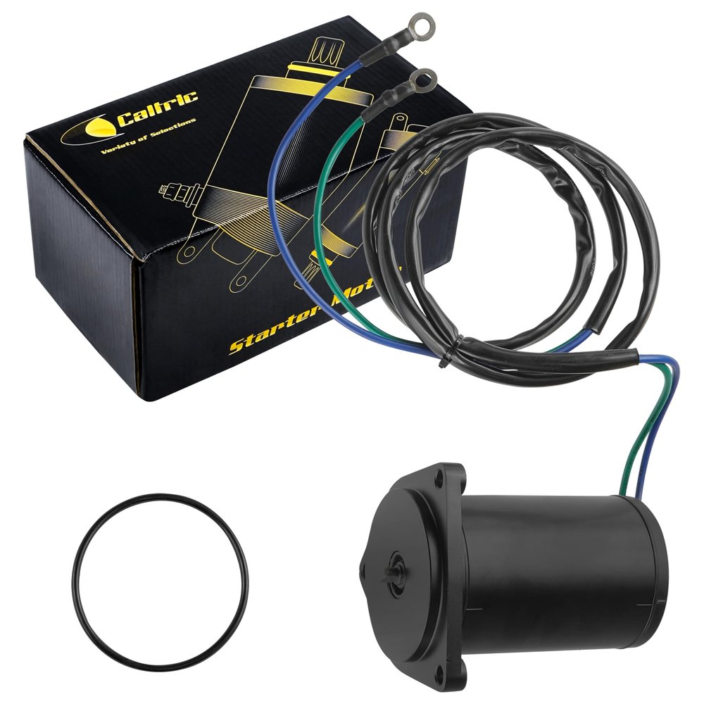 Caltric Tilt Trim Motor Compatible With Yamaha 40 50 60 70 90 New 6H1-43880-02 / API TRM0025