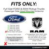 RONIN FACTORY Truck Antenna for Ford F150 F250 F350 Super Duty Raptor Bronco (21-23) Lightning Dodge RAM 1500 Accessories - Anti Theft - Carwash Safe - Short Antenna F150 (4 Inch) view 2