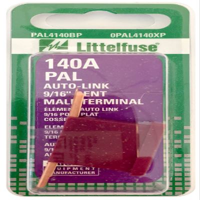 Littelfuse 0PAL4140XP PAL 9/16 Bent 32 Volt 140 Amp Carded Auto Link Fuse