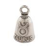 Guardian Bell Taurus Good Luck Bell w/Keyring & Black Velvet Gift Bag | Motorcycle Bell | Lead-Free Pewter | Good Luck Gift | Bike Bell | Made in USA view 1