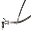 TRIMAX ST30 - Trimaflex Spare Tire Cable Lock (Round Key) for Boat Trailers, Motor Homes, Trucks, Jeeps, Vans, More - 36" x 12mm - Black/Chrome view 1