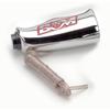 B&M 80659 Chrome Aluminum T-Handle Shifter Grip with Button and SAE Thread Inserts view 2