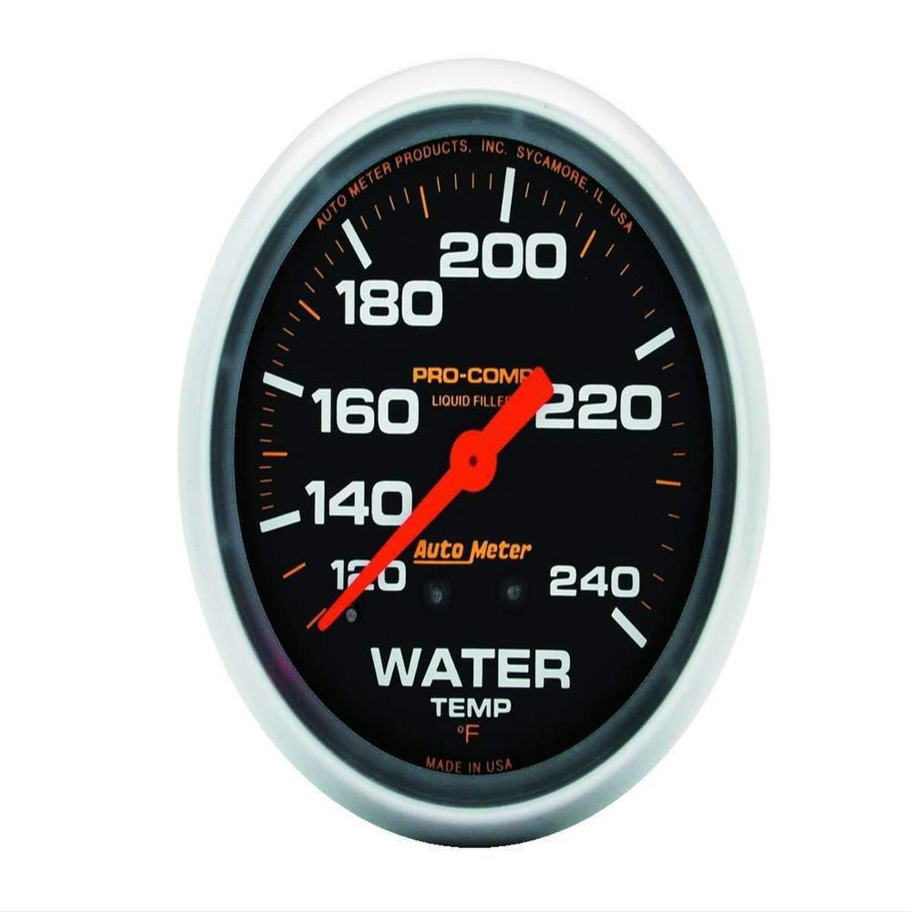 Auto Meter 5432 Mechanical Liquid Water Temperature Gauge