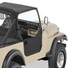Bestop Lower Fabric Doors Black Crush 5303801 for Jeep CJ7/YJ 1980-1995 view 2