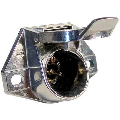 Pico 0709A Metal 7-Pole 40 Amp Female Socket Electrical Connector with Locking Cover 10 per Package
