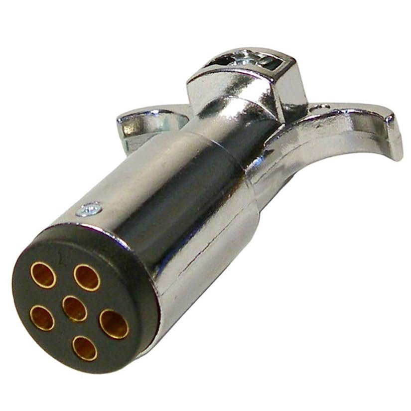 PICO Wiring Accessories 0727PT 6-Pole Trailer Connector with Polarized Plug - 35 Amp, Male