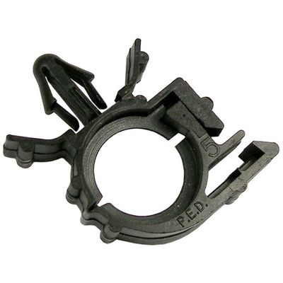 Pico 5101PT 3/8" Winged Wiring Harness/Convoluted Tubing (Split Loom) Securing Clips Black 4 Per Package