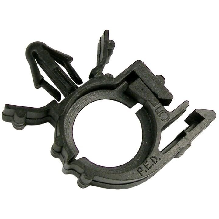 Pico 5101PT 3/8" Winged Wiring Harness/Convoluted Tubing (Split Loom) Securing Clips Black 4 Per Package
