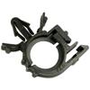 Pico 5101PT 3/8" Winged Wiring Harness/Convoluted Tubing (Split Loom) Securing Clips Black 4 Per Package view 1