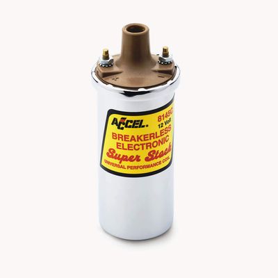 ACCEL 8145C Super Stock Electronic Ignition Coil Chrome