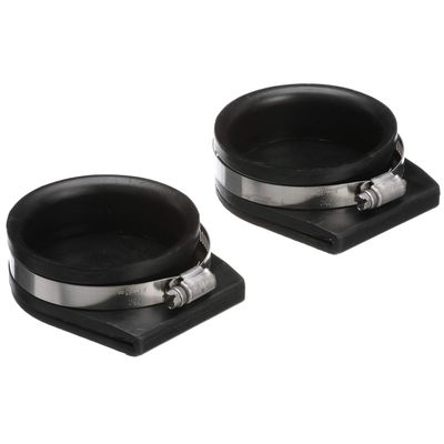 Seachoice Exhaust Guard Covers, Fits 3 in. OD Pipe, Black Rubber with Stainless Steel Hose Clamp