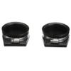 Seachoice Exhaust Guard Covers, Fits 3 in. OD Pipe, Black Rubber with Stainless Steel Hose Clamp view 3