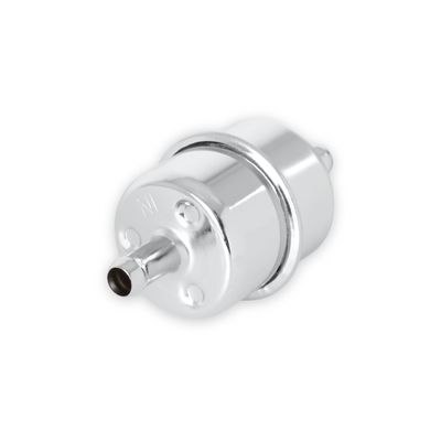 Mr. Gasket 9746 Chrome Fuel Filter - Fits 3/8 Inch Hose