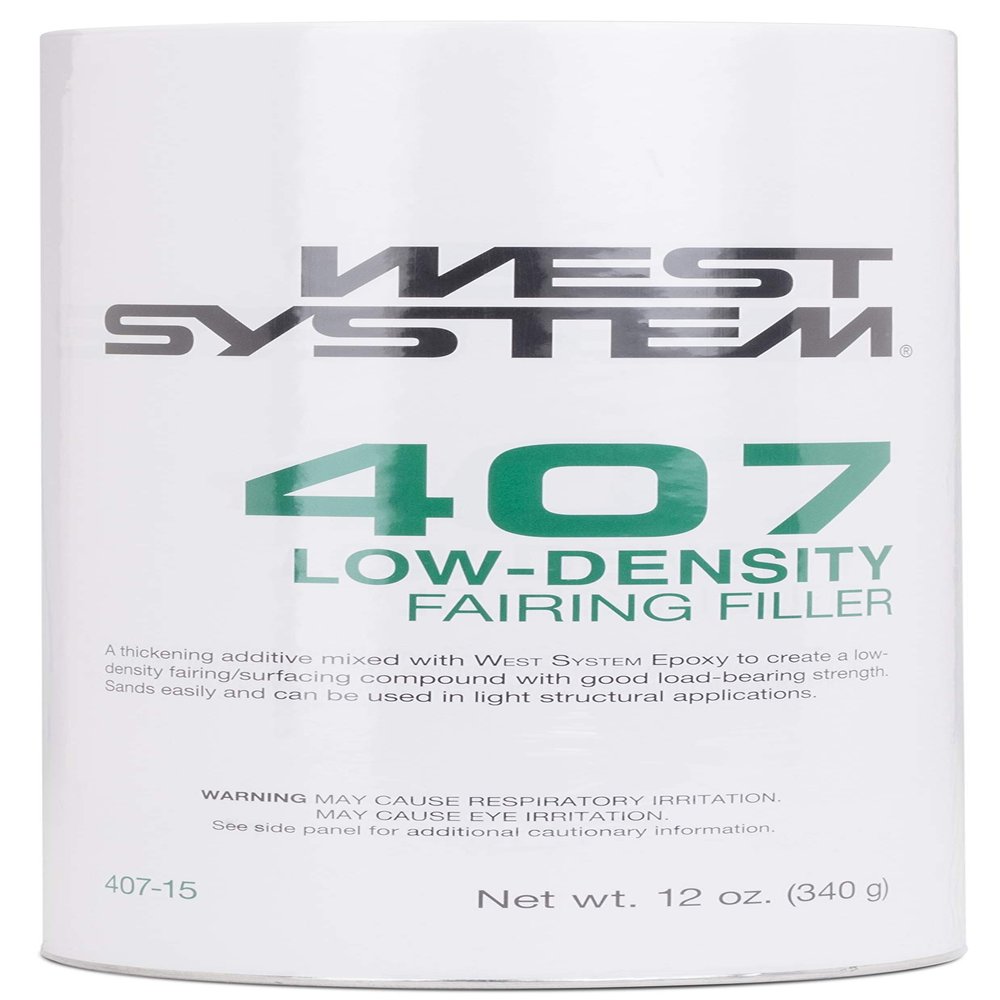West System 407-15 Low-Density Epoxy Filler, 12 oz | Easy-Sanding Filler
