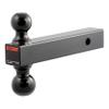 CURT 45660 Multi Ball Mount fits 2" or 2-5/16" Couplers | Mounts on Trailer Hitches with a 2" x 2" Receiver Tube Opening | Allows for Quick Changes Between Ball Sizes view 1